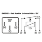 DNI0102 12V - RELE AUXILIAR 4 TERMINAIS COM SUPORTE 40A 12V USO GERAL (EMB. COM 01 PECA- VALOR UNITARIO) - PC DNI0102 12V - RELE AUXILIAR 4 TERMINAIS COM SUPORTE 40A 12V USO GERAL (EMB. COM 01 PECA- VALOR UNITARIO) - PC