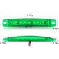 ISO6FR192 12V VD - LANTERNA LED ADAPTACAO LATERAL 12V VERDE (EMB. COM 1 PECA - VALOR UNITARIO) - PC
