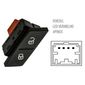 ISO17I34251 12V - INTERRUPTOR TRAVA/ DESTRAVA GOL/ SAV./ G4/ G5/ G6/ G7 - PC