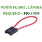 AMS50012 - PORTA FUSIVEL LAMINA FIO 4,00 MM - PEQUENO (EMB. COM 05 PECAS - VALOR UNITARIO) - PC