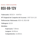 EP-BSX-8B-12V - ESCOVA PARTIDA BOSCH-WAPSA VARIANT/ BRASILIA/ OPALA - JG