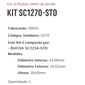 KIT SC1270-STD - KIT BUCHA PARTIDA NEW HOLLAND/ CASE/ ESTE KIT É COMPOSTO POR: 1 - BUCHA SC2234-STD/ 1 - BUCHA SC1774-STD/ 1 - BUCHA SC2235-STD - KIT KIT SC1270-STD - KIT BUCHA PARTIDA NEW HOLLAND/ CASE/ ESTE KIT É COMPOSTO POR: 1 - BUCHA SC2234-STD/ 1 - BUCHA SC1774-STD/ 1 - BUCHA SC2235-STD - KIT