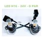 ISO14LFV24 H16 24V - KIT LAMP. FAROL LED 24V- H16/ 36W/ 280000LM/ 6500K (EMB. COM 02 PC- VALOR DO PAR) - KIT