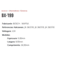 EA-BX-199-12V - ESCOVA ALTERNADOR BOSCH-WAPSA  - JG