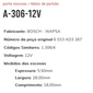 A-306-12V - PORTA ESCOVA PARTIDA WAPSA 12V/ IVECO/ TRATOR - PC