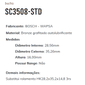 SC3508-STD - BUCHA PARTIDA DOBLO/ PALIO/ SIENA/ STRADA/ PUNTO - SUBSTITUI ROLAMENTO HK28.2X35.2X14.8 3RS - PC