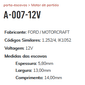 A-007-12V - PORTA ESCOVA PARTIDA 12V MOTORCRAFT/ KA/ FIESTA - PC A-007-12V - PORTA ESCOVA PARTIDA 12V MOTORCRAFT/ KA/ FIESTA - PC