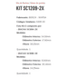 KIT SC1209-2X - KIT BUCHA PARTIDA WAPSA 8BR/ VALMET/ M. FERGUSON - EIXO FINO - ESTE KIT É COMPOSTO POR: 1-BUCHA SC004-2X / 1-BUCHA SC008-2X - KIT KIT SC1209-2X - KIT BUCHA PARTIDA WAPSA 8BR/ VALMET/ M. FERGUSON - EIXO FINO - ESTE KIT É COMPOSTO POR: 1-BUCHA SC004-2X / 1-BUCHA SC008-2X - KIT