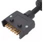 ISO17TM7028 - TOMADA POLARIZADA CONECTOR CARRETINHA 7 PINOS FORD/ GM/ RANGER/ S10/ MAVERIK/ RAM/ MUSTANG (EMB. COM 01 PECA- VALOR UNITARIO) - PC
