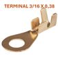 AMS81025 - TERMINAL OLHAL 3/16 X 0,38 MM (EMB. COM 100 PECAS - VALOR DO CENTO) - CT