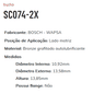 SC074-2X - BUCHA PARTIDA BOSCH/VW/FUSCA/GOL E JEEP WILLYS - 10,92 X 13,58 X 13,85 MM - PC