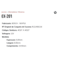 EA-EX-201-12V - ESCOVA ALTERNADOR BOSCH-WAPSA AGRALE/ MERCEDES-BENS/ FORD - JG