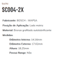 SC004-2X - BUCHA PARTIDA AGRALE/ CBT/ MASSEY FERGUSON   LM 2X - 14,16 X 17,62 X 18,25 MM - PC