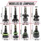 ISO14LFR8 H1 12V - KIT LAMPADA LED R8 H1 12V 42W 30000LM 6500K (EMB. COM 02 PCS - VALOR DO PAR) - KIT ISO14LFR8 H1 12V - KIT LAMPADA LED R8 H1 12V 42W 30000LM 6500K (EMB. COM 02 PCS - VALOR DO PAR) - KIT