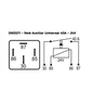 DNI0211 24V - RELE AUX. 24V 40A 4 TERMINAL S/ SUP. USO GERAL  - PC