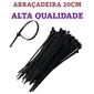 ISO17AB5020 - ABRACADEIRA 20 CENTIMETRO PRETA (EMB. COM 100 PECAS - VALOR DO CENTO) - CT