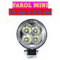 ISO224003 121/24V - FAROL DE MILHA MINI REDONDO 8 CM 12/24V (EMB. COM 01 PECA- VALOR UNITARIO) - PC