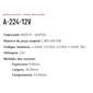 A-224-12V - PORTA ESCOVA PARTIDA BOSCH - DUCATO/ SPRINTER/ VOLVO S60-S80 - PC A-224-12V - PORTA ESCOVA PARTIDA BOSCH - DUCATO/ SPRINTER/ VOLVO S60-S80 - PC