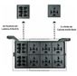ISO10CX005 - CAIXA PARA 11 FUSIVEIS DE LAMINA E 6 RELES - USO UNIVERSAL (EMB. COM 01 PECA - VALOR UNITARIO) - PC ISO10CX005 - CAIXA PARA 11 FUSIVEIS DE LAMINA E 6 RELES - USO UNIVERSAL (EMB. COM 01 PECA - VALOR UNITARIO) - PC