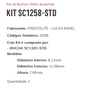 KIT SC1258 STD - KIT BUCHA PARTIDA PRESTOLITE/ LUCAS/ VW/ FORD/ POLO/ FOCUS (ESTE KIT CONTEM 01 BUCHA SCSC1101- 01 BUCHA SC093- 01 BUCHA SC1100- 01 BUCHA SC3008) - KIT
