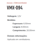EE-VMX-094 - ESCOVA ELETRO VENT. GM - 6,50 X 8,00 X 20,00 MM  - JG