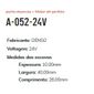 A-052-24V - PORTA ESCOVA PARTIDA DENSO CATERPILAR 24V - PC