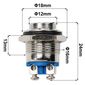 ISO6IT2077 12/24V - BOTAO START METAL UNIVERSAL 16MM 12/24V (EMB. COM 01 PECA - VALOR UNITARIO) - PC ISO6IT2077 12/24V - BOTAO START METAL UNIVERSAL 16MM 12/24V (EMB. COM 01 PECA - VALOR UNITARIO) - PC