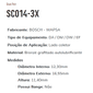 SC014-3X - BUCHA PARTIDA BOCHINHO LD COLETOR 3X - 12,30 X 16,55 X 11,40 MM - PC