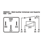 DNI0212 24V - RELE AUX. 40A 24V 4 TERMINAL UNIV. USO GERAL - PC DNI0212 24V - RELE AUX. 40A 24V 4 TERMINAL UNIV. USO GERAL - PC