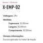 EE-X-EMP-02 - 24V - ESCOVA MOTOR TRACAO EMPILHADEIRA/ STIL (EMB. COM 01 JOGO DE 4 ESCOVAS - VALOR DO KIT) - JG EE-X-EMP-02 - 24V - ESCOVA MOTOR TRACAO EMPILHADEIRA/ STIL (EMB. COM 01 JOGO DE 4 ESCOVAS - VALOR DO KIT) - JG