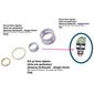 ISO1902003 P - REPARO BICO INJETOR FIAT/ MARELLI/ FORD/ SINGLE POINT- TELA EM POLIESTER (EMB. COM 02 FILTROS E 02 ANEIS DE VITON- PREÇO DO KIT) - KIT