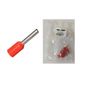 ISO6TE0506 - TERMINAL ILHOS TUBOLAR ISOLADO 0.50 MM VERMELHO (EMB. COM 20 PEÇAS - VALOR UNITARIO) - PC