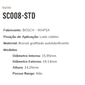SC008-STD - BUCHA PARTIDA MASSEY FERGUSON - TRATORES - PK 06 CIL. 71 STD - 15,95 X 19,14 X 14,25 MM - PC