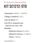 KIT SC1212-STD - KIT BUCHA PARTIDA PRESTOLITE/ F250/ SILVE/ RANG/ SPRINTER/ ESTE KIT É COMPOSTO POR: 1     - BUCHA SC1101-STD/ 1 - BUCHA SC2144-STD/ 1 - BUCHA SC1261-STD/ 1 - BUCHA SC3008-STD - KIT