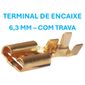AMS81032 - TERMINAL ENCAIXE 6,30 MM COM TRAVA (EMB. COM 100 PECAS - VALOR DO CENTO) - CT