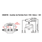 DNI8178 12V - RELE AUXILIAR PARTIDA 12V FORD/ VW/ DELCO - PC