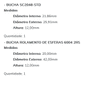 KIT SC0009-STD - KIT BUCHA PARTIDA PRESTOLITE FORD KA/ ESTE KIT É COMPOSTO POR: 1-BUCHA SC2047-STD/ 1-BUCHA SC1724-STD/ 1-BUCHA SC2048-STD/ 1-ROLAMENTO DE ESFERAS 6004 2RS - KIT