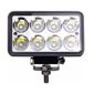ISO224201 12/24V - FAROL LED RETANGULAR 8 LED 24W 12/24V (EMB. COM 01 PECA- VALOR UNITARIO) - PC