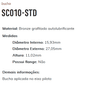 SC010-STD - BUCHA APLICADA EM EIXO PILOTO/ DIAMETRO INTERNO 15.93 MM/ EXTERNO 27,05 MM/ ALTURA 11.02 MM (EMB. COM 01 PECA- VALOR UNITARIO) - PC