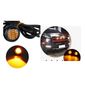 ISO17L1002 AM 12V - LED MINI REDONDO AMBAR 12 LED 22MM 18W (EMB. COM01 PECA - VALOR UNITARIO) - PC ISO17L1002 AM 12V - LED MINI REDONDO AMBAR 12 LED 22MM 18W (EMB. COM01 PECA - VALOR UNITARIO) - PC