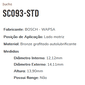 SC093-STD - BUCHA PARTIDA BOSCH LD MOTRIZ STD - 12,12 X 14,11 X 13,90 MM - PC