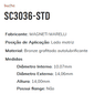 SC3036-STD - BUCHA PARTIDA LD MOTRIZ MARELLI PALIO STD - 10,07 X 14,06 X 14,00 MM - PC