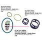 ISO1902003 - REPARO BICO INJETOR FIAT/ MARELLI/ FORD/ SINGLE POINT- TELA EM AÇO INOX (EMB. COM 02 FILTROS E 02 ANEIS DE VITON- PREÇO DO KIT) - KIT
