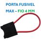 AMS50003 - PORTA FUSIVEL MAXI FIO 4,00 MM (EMB. COM 05 PECAS - VALOR UNITARIO) - PC