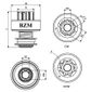 99.2052.0 - IMPULSOR PARTIDA DELCO, HB20, HB20S, COM 13 DENTES E 8 ESTRIAS (EMB. COM 01 PECA - VALOR UNITARIO) - PC 99.2052.0 - IMPULSOR PARTIDA DELCO, HB20, HB20S, COM 13 DENTES E 8 ESTRIAS (EMB. COM 01 PECA - VALOR UNITARIO) - PC