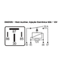 DNI0105 12V - RELE AUX. 12V BOMBA COMB. GM/FIAT (4 TERM. 2 LARGOS) 50 AMP. - PC DNI0105 12V - RELE AUX. 12V BOMBA COMB. GM/FIAT (4 TERM. 2 LARGOS) 50 AMP. - PC