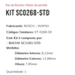 KIT SC0268-STD - KIT BUCHA PARTIDA BOSCH - WAPSA/ SPRINTER/ F-250 C/ MWM/ ESTE KIT É COMPOSTO POR: 1-BUCHA SC1101-STD/ 1-BUCHA SC2203-STD/ 1-BUCHA SC2056-STD/ 1-ROLAMENTO REF. BK-1212 - KIT KIT SC0268-STD - KIT BUCHA PARTIDA BOSCH - WAPSA/ SPRINTER/ F-250 C/ MWM/ ESTE KIT É COMPOSTO POR: 1-BUCHA SC1101-STD/ 1-BUCHA SC2203-STD/ 1-BUCHA SC2056-STD/ 1-ROLAMENTO REF. BK-1212 - KIT