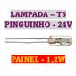 ISO14LX13515 BC 24V - LAMPADA HALOGENA PINGUINHO T5 24V 1.2W W2X4.6D 13515P (EMB. COM 10 PECAS - VALOR UNITARIO) - PC