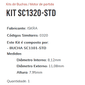 KIT SC1320-STD - KIT BUCHA PARTIDA VW - ESTE KIT É COMPOSTO POR: 1-BUCHA SC1101-STD/ 1-BUCHA SC2211-STD/ 1-BUCHA ROLAMENTO REF. 6001-2RS/ 1-BUCHA ROLAMENTO REF. 6008-2RS - KIT KIT SC1320-STD - KIT BUCHA PARTIDA VW - ESTE KIT É COMPOSTO POR: 1-BUCHA SC1101-STD/ 1-BUCHA SC2211-STD/ 1-BUCHA ROLAMENTO REF. 6001-2RS/ 1-BUCHA ROLAMENTO REF. 6008-2RS - KIT