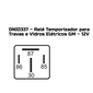 DNI0337 12V - RELE VIDRO ELET. CORSA - SAIDA POS. (+/-60 SEG.) - PC
